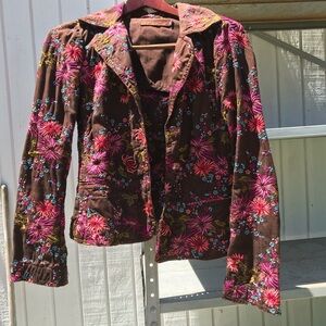 Johnny Was Size Medium Embroidery Blazer Jacket